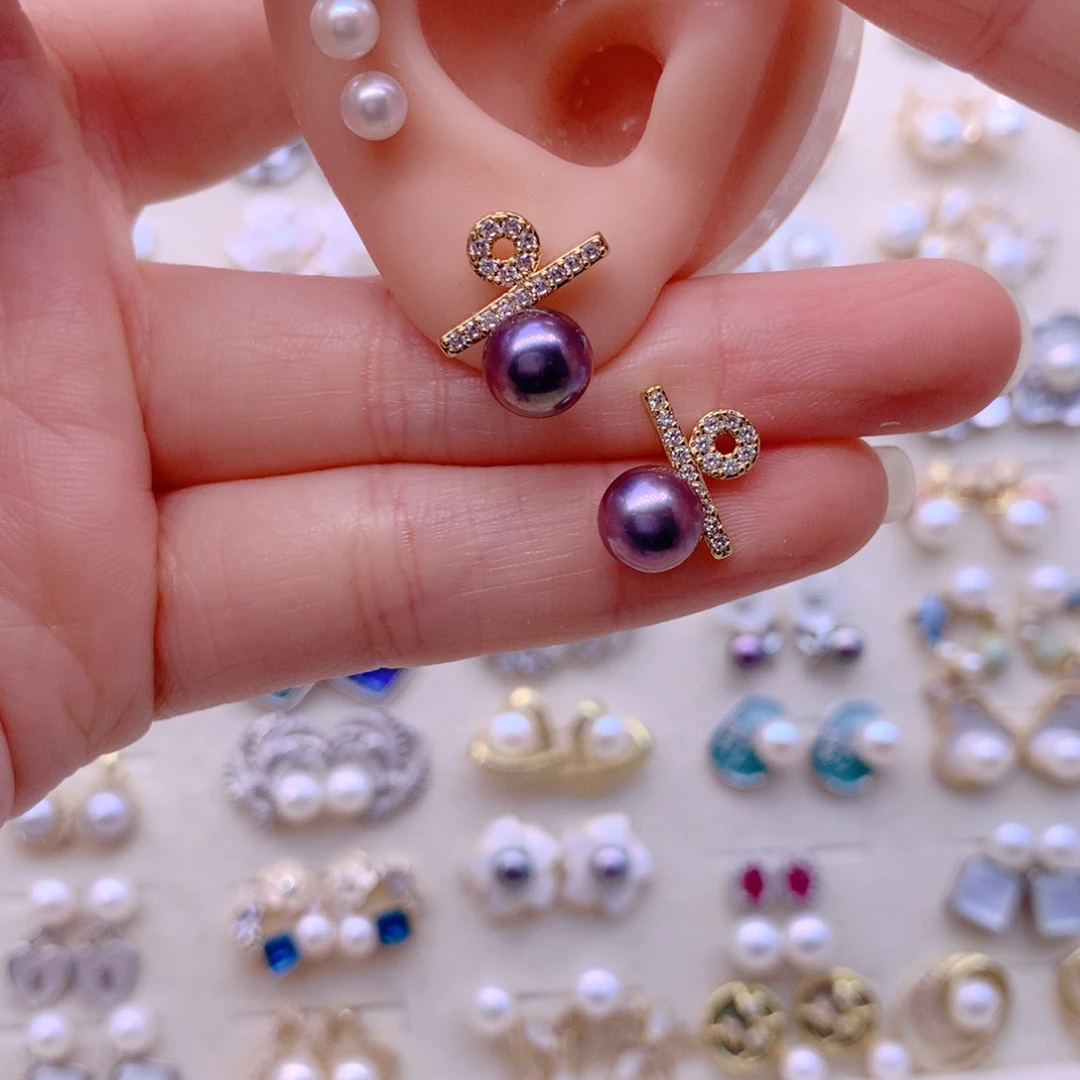 耳饰淡水珍珠合金