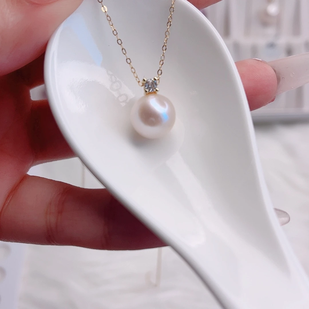 淡水珍珠未镶嵌吊坠(赠链)