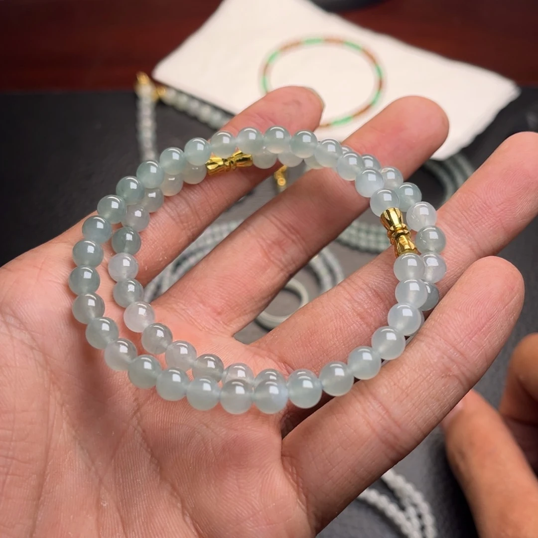 未镶嵌定制翡翠珠子卡6.6