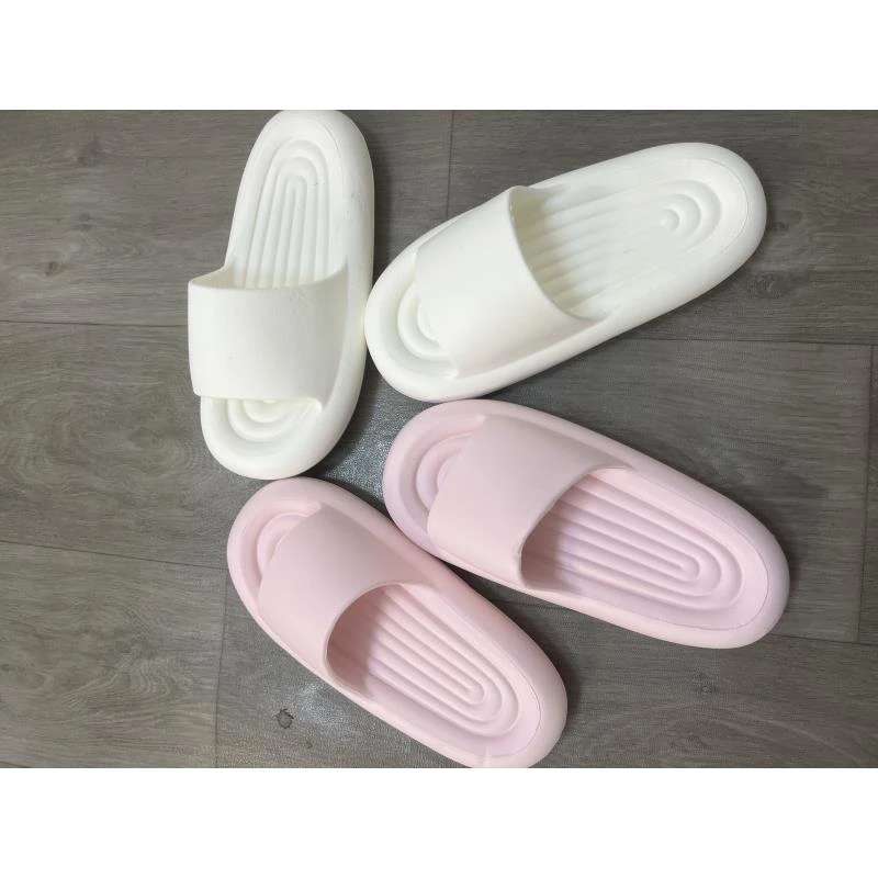 优家厚底防滑踩屎感EVA凉拖鞋家用浴室外穿棉花糖《微瑕疵》