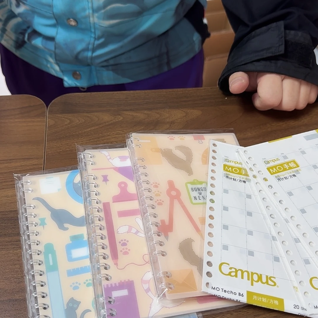 文具猫活页本三本 加三活页芯