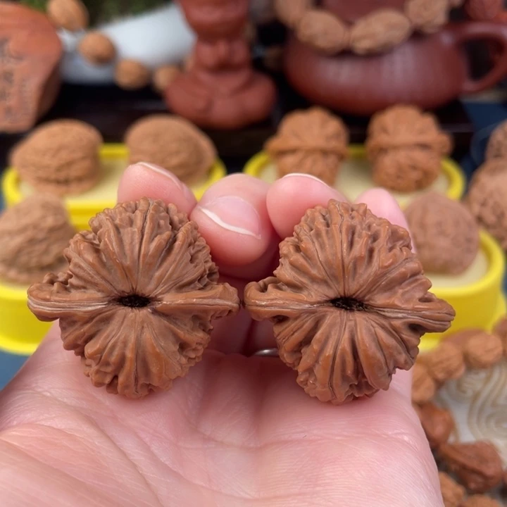 吊坠文玩核桃汉高楼38