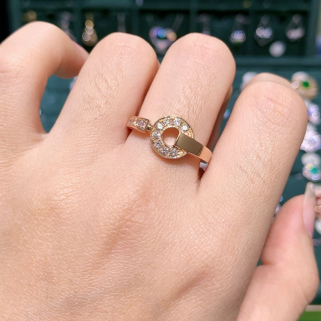 【闪购商品】钻石戒指18K金镶嵌戒指