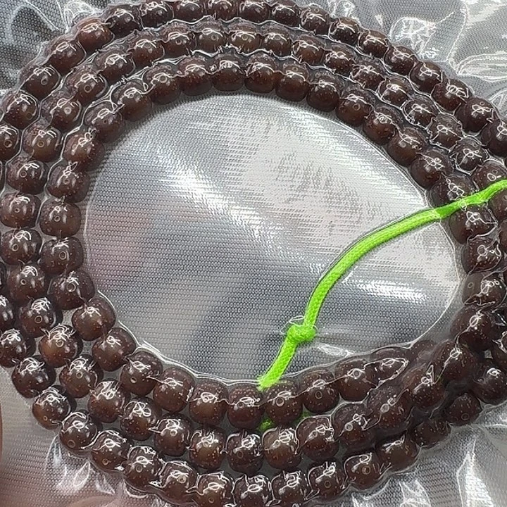 星月菩提手串33殿堂粉冰108 87