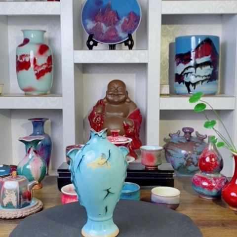 瓶禹州神后钧瓷原产地~