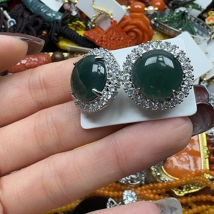 翡翠未镶嵌项链翡翠