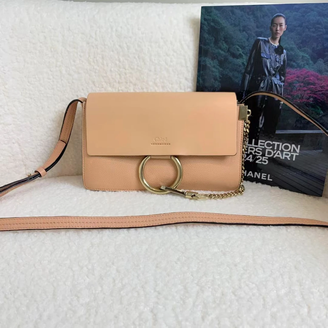 99新 Chloe/蔻依 壹臻/牛奶橘faye圆环包 67251569