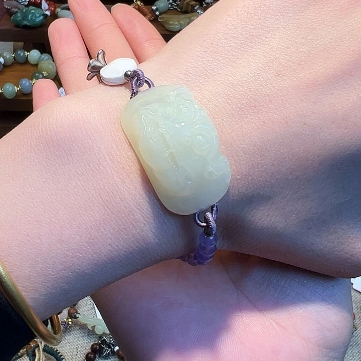 未镶嵌手链和田玉小*米