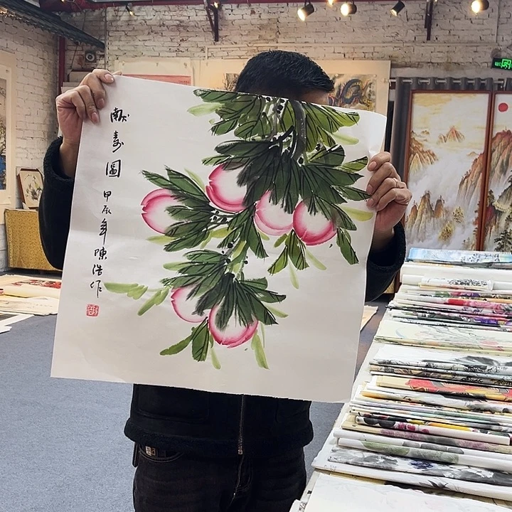 国画手绘作品好看