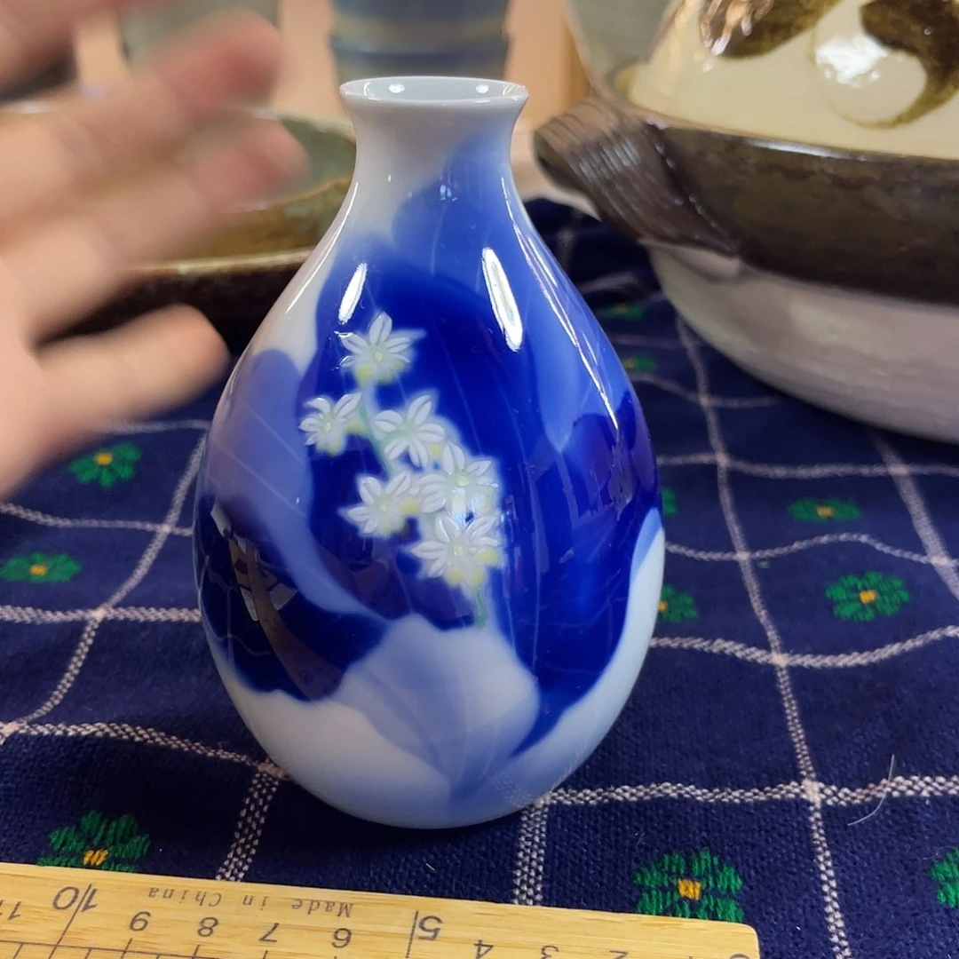 瓷片深川制小号花器啊