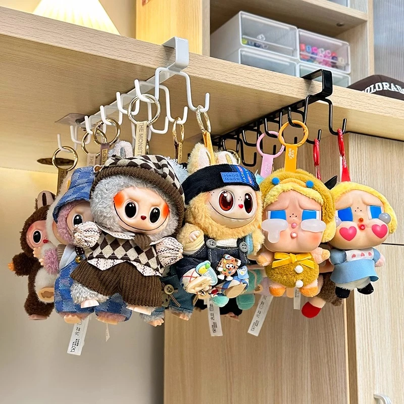 钥匙扣展示架labubu搪胶玩偶公仔动漫挂件吊坠挂钩迪士尼娃娃收纳