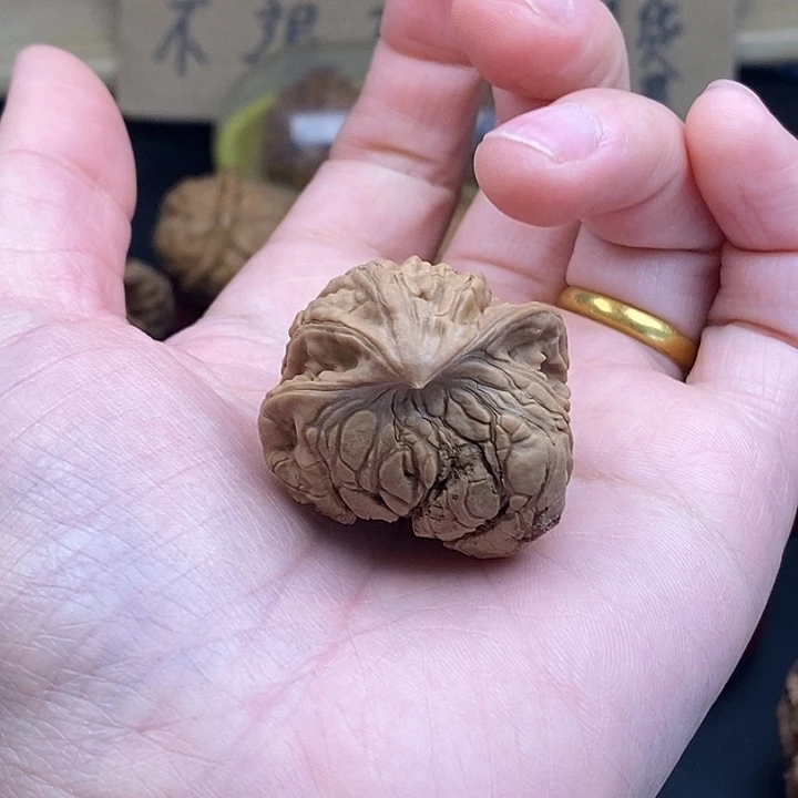 天***顺文玩核桃吊坠虫眼瑕疵不退不换