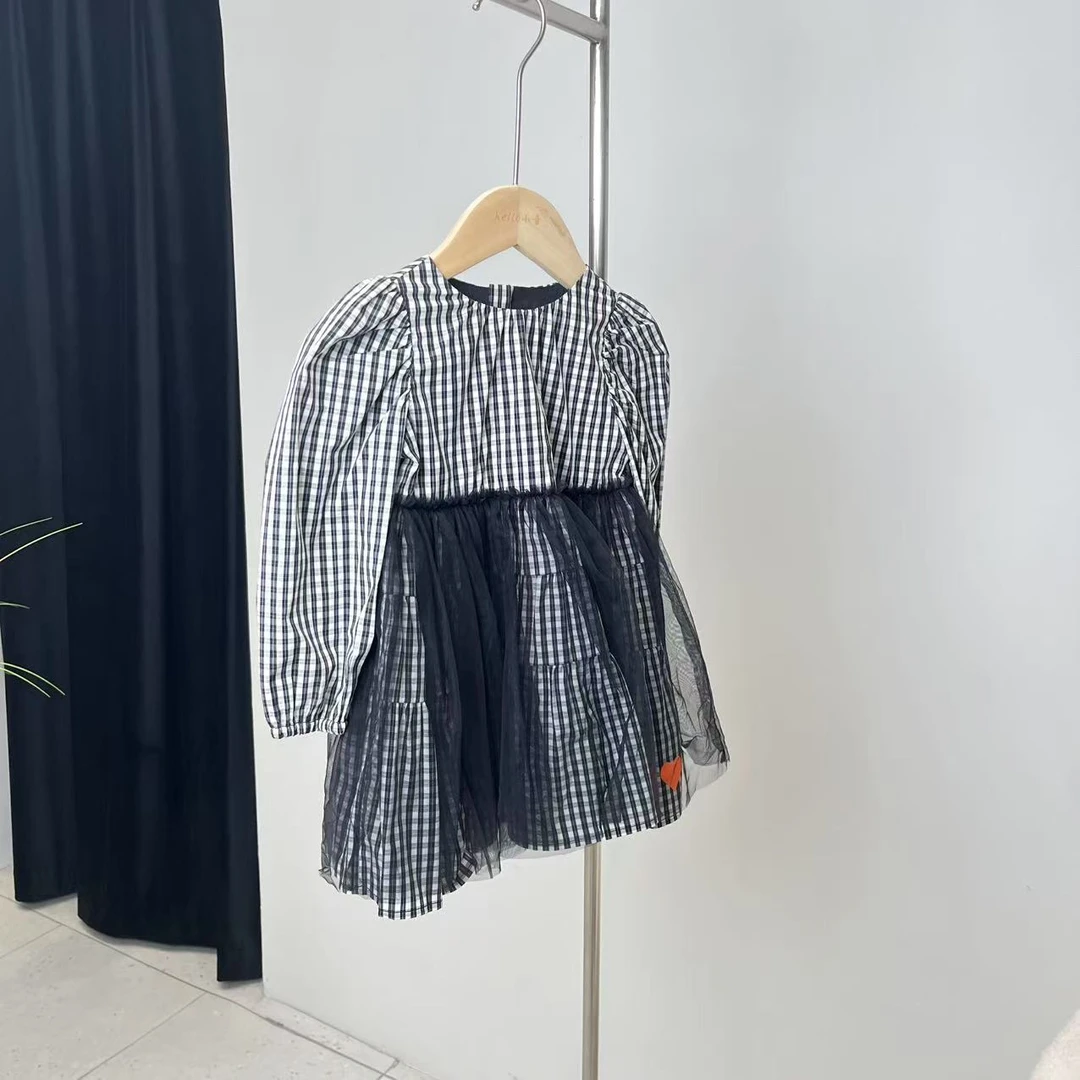 小童新款连衣裙黑白D123 9224卓系