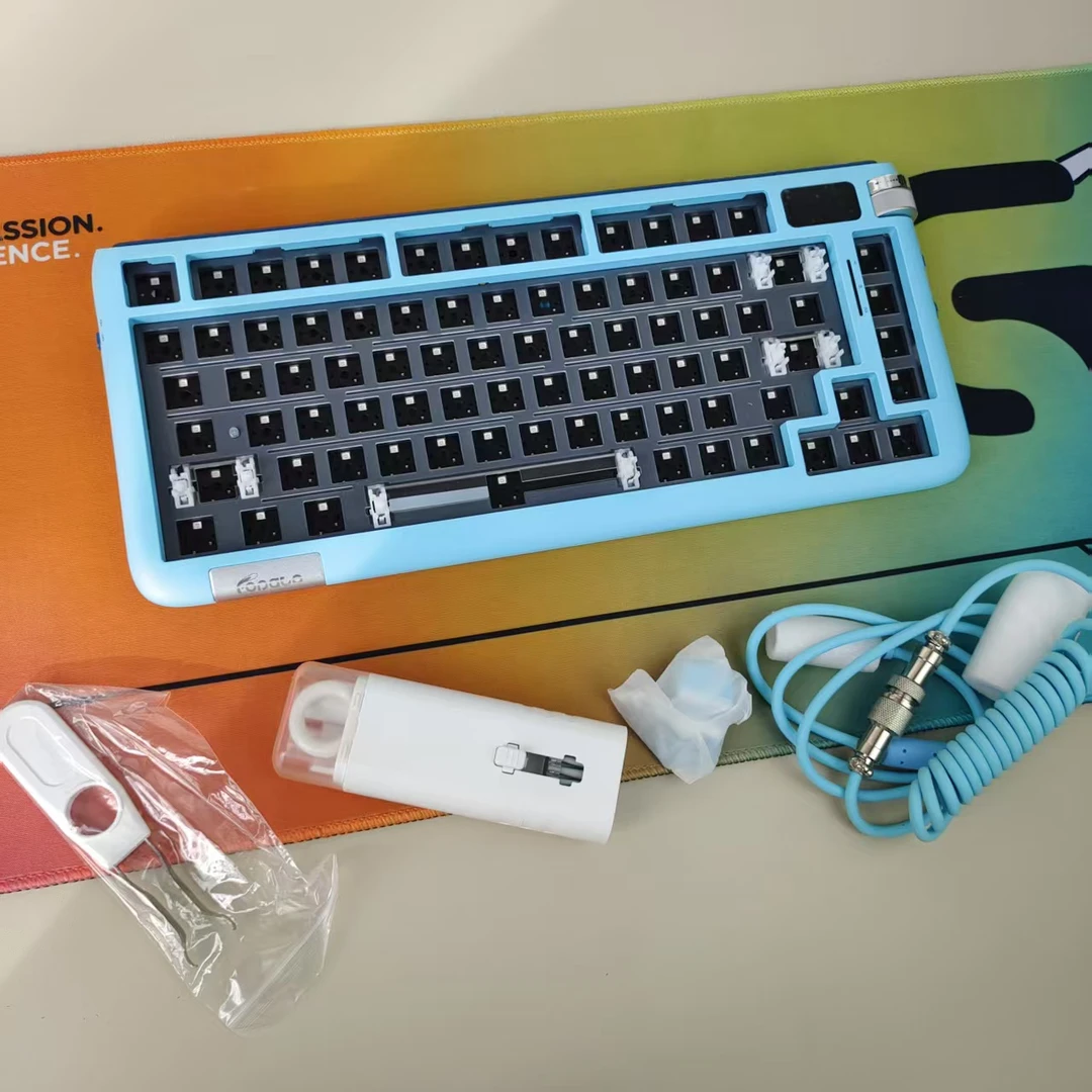 准新品  虎八兔F75套件机械键盘三模无线蓝牙电竞游戏热插拔