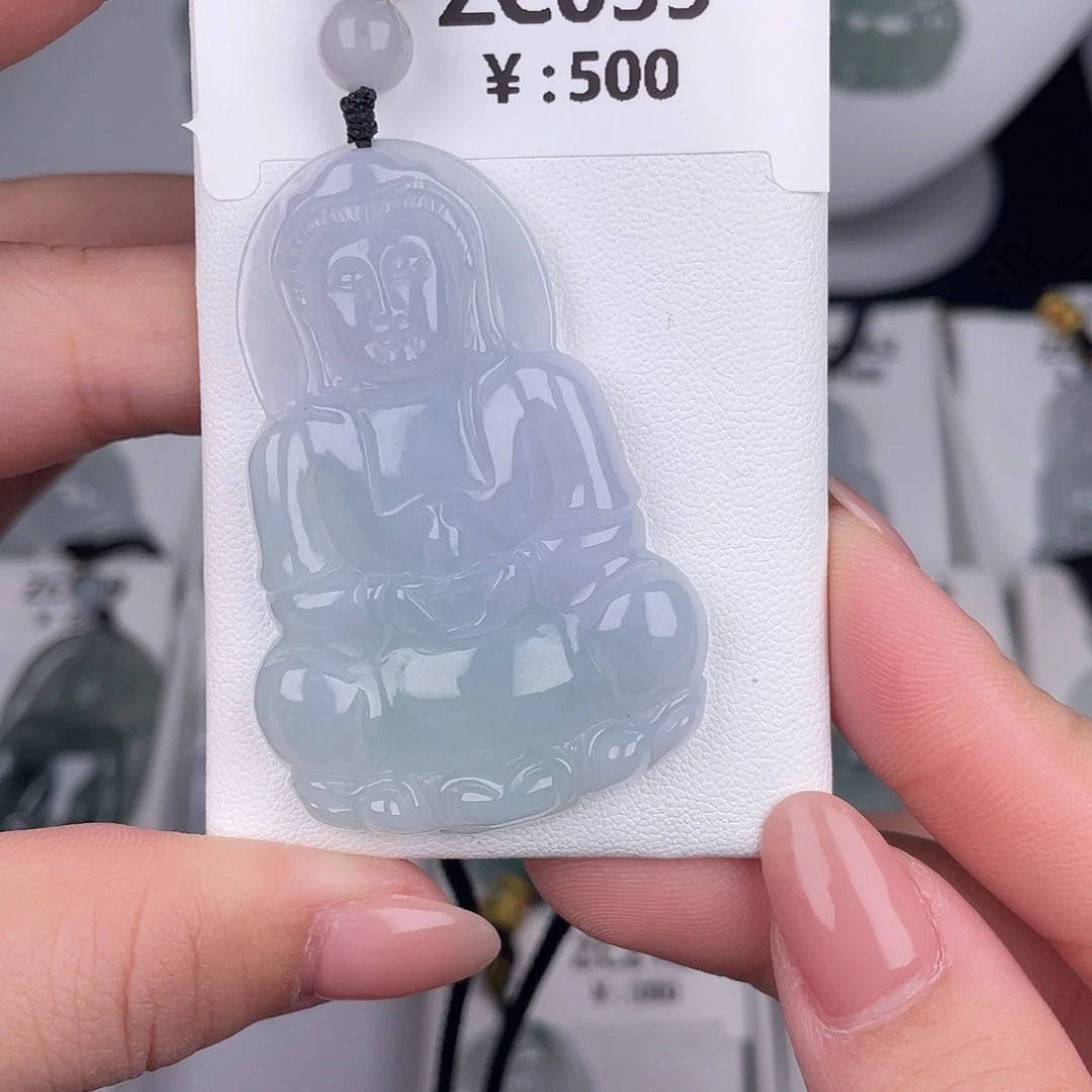 翡翠未镶嵌颈饰zc039