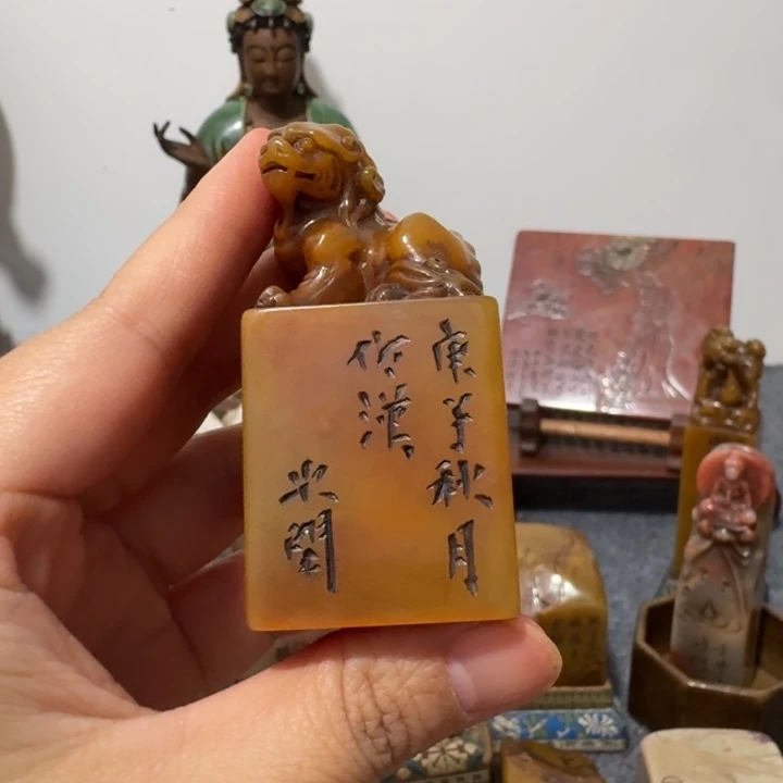 踏***翁石材手工艺品摆件