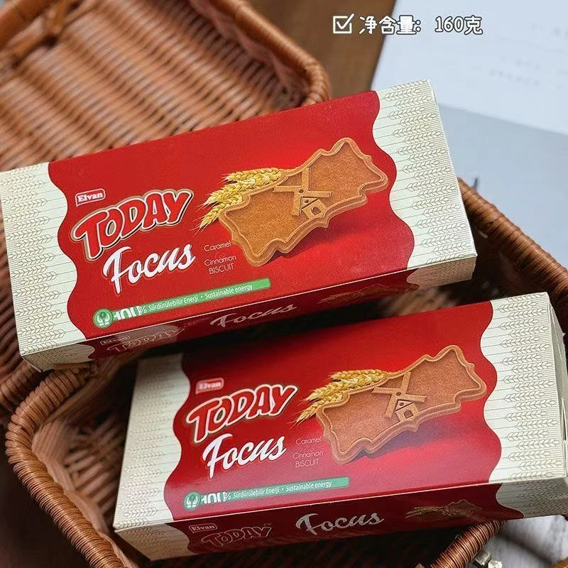 土耳其进口elvan焦糖味饼干办公室下午茶咖啡伴侣甜点休闲零食