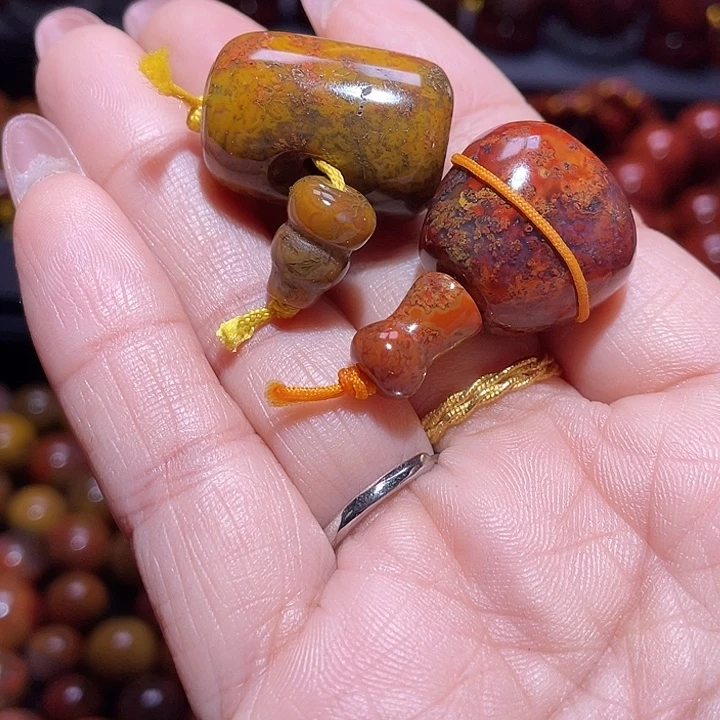 ╦***-玛瑙/玉髓合金珠宝半成品