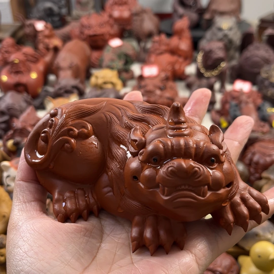 紫砂茶宠一**修紫砂貔貅