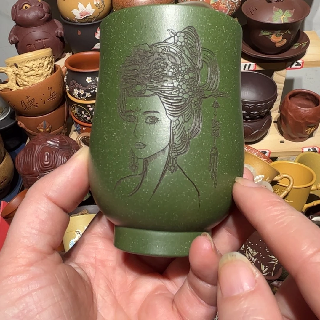 紫砂茶杯宜兴紫砂主人杯