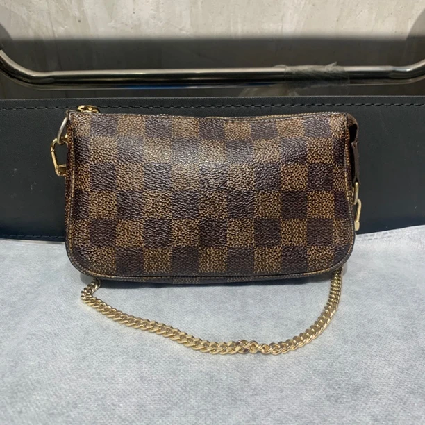 95新 LouisVuitton/路易威登 复燃精选/棋盘格麻将没链条