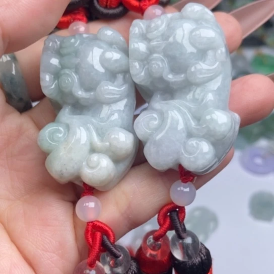 翡翠未镶嵌吊坠(不含链)天然缅甸翡翠a货