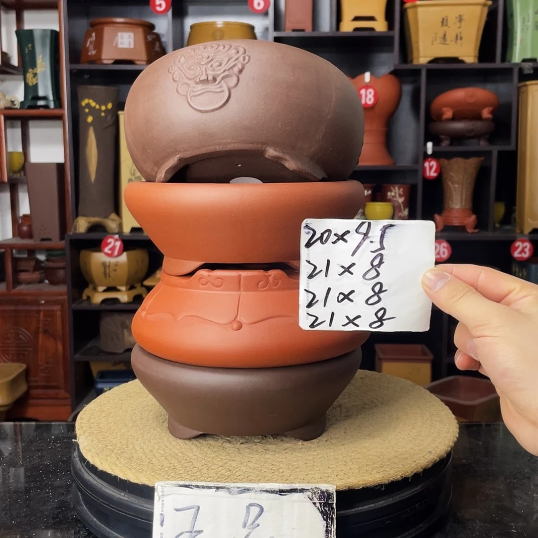 D-盆尚好紫砂花盆