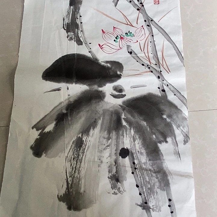 国画四尺四开花鸟作品