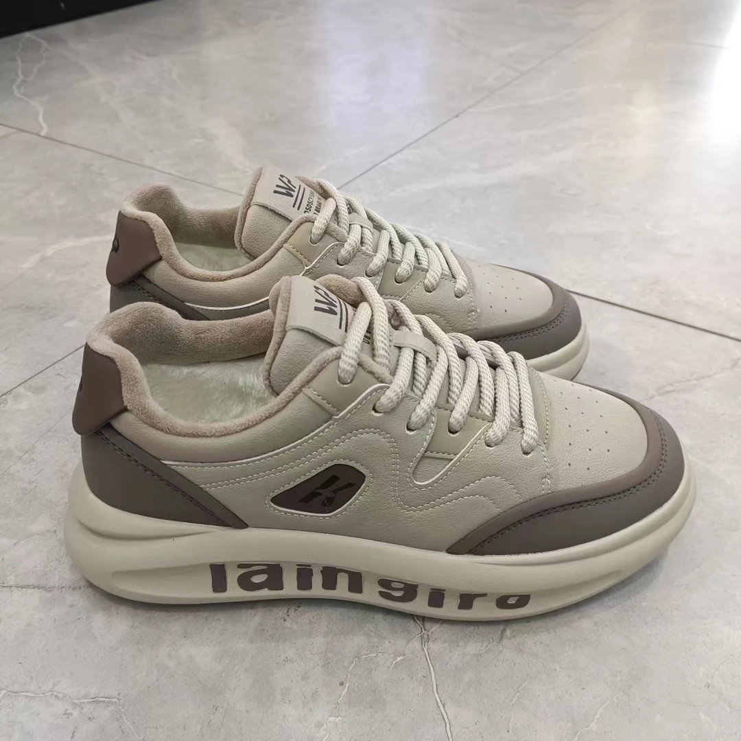 81950#冬季款时尚保暖内里加绒潮流百搭款男士休闲鞋