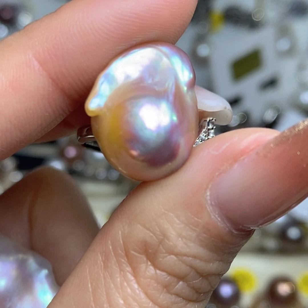 静***康淡水珍珠珠宝奇石未镶嵌