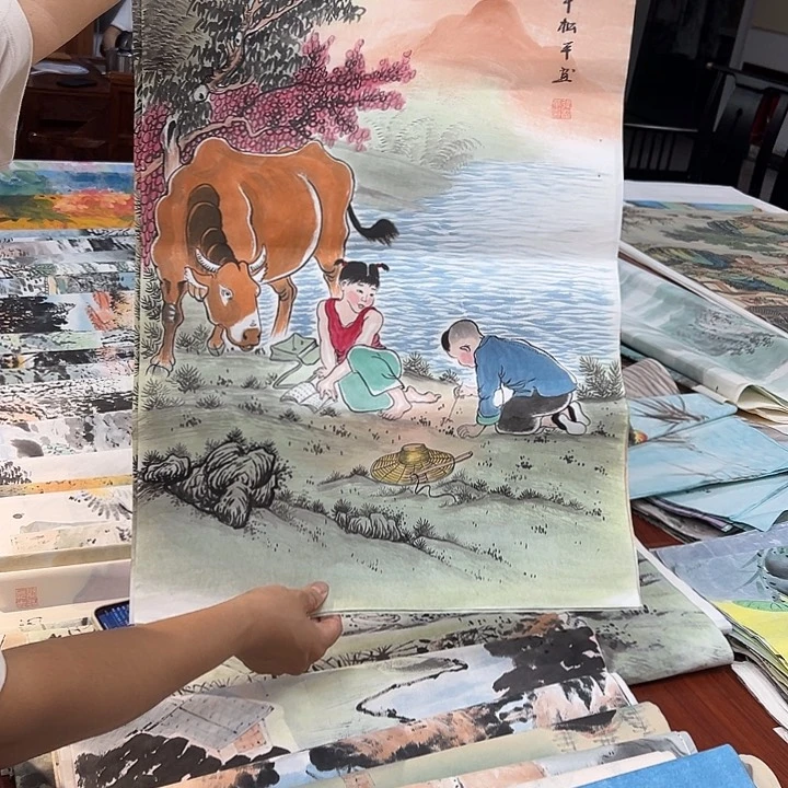 千***水国画精品手绘作品