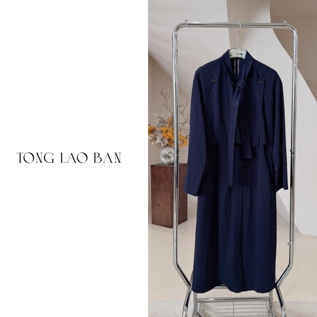 TONG 大码微胖【015】 风衣#6818