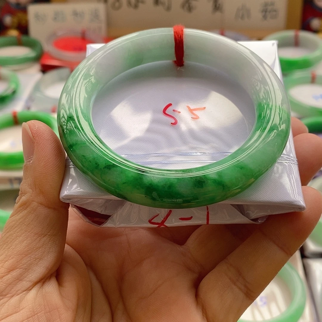 翡翠未镶嵌手镯11号