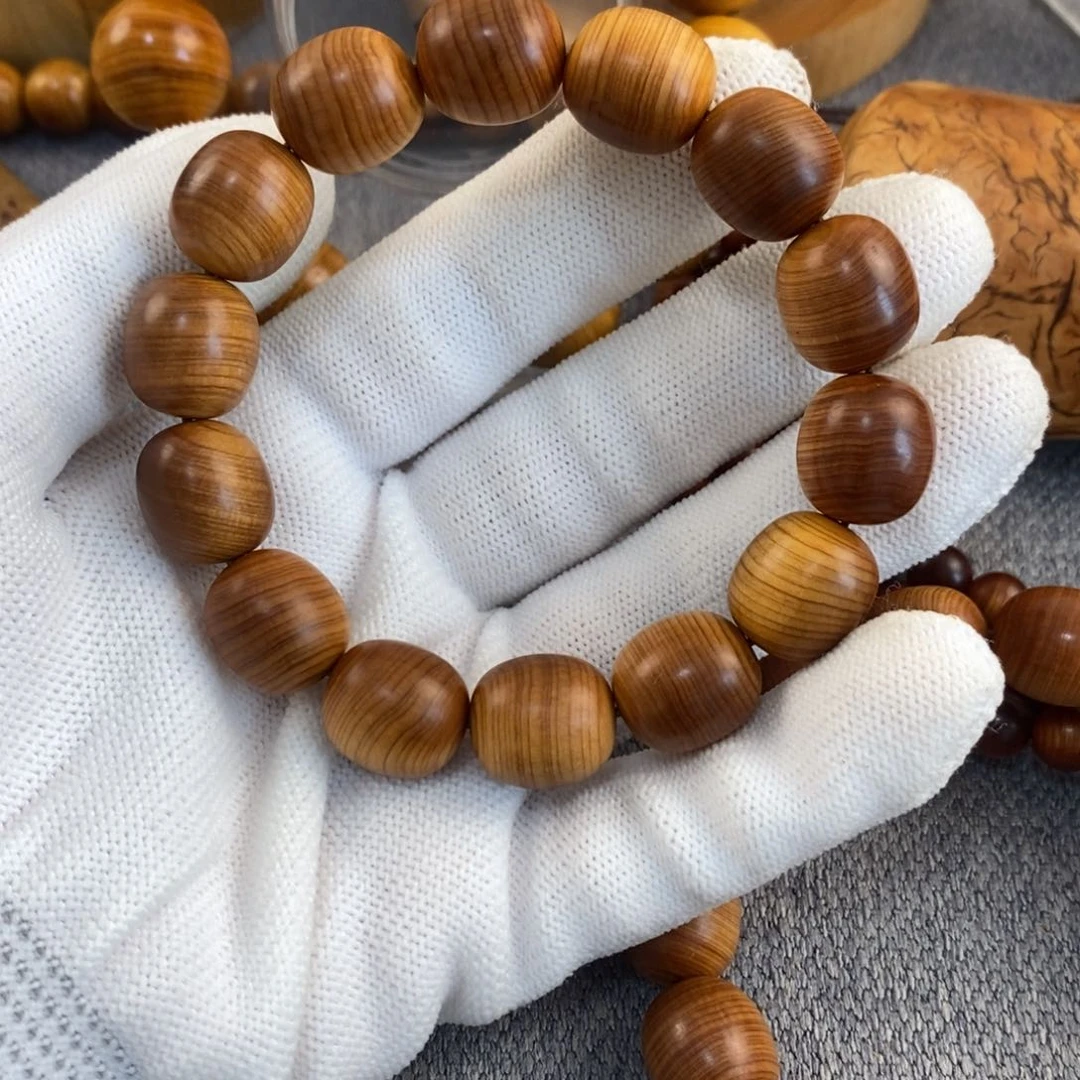 柏木（崖柏）手串/手链1.3 1.5红油酸枣珠