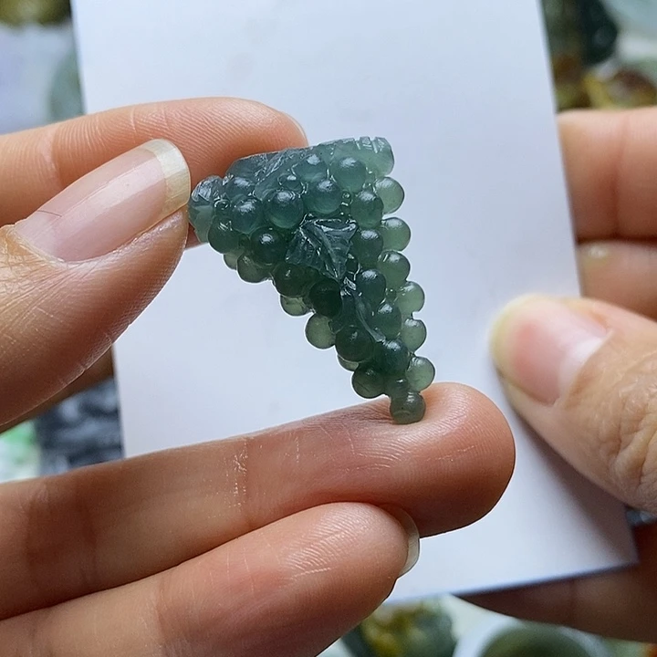 定制翡翠未镶嵌毛货