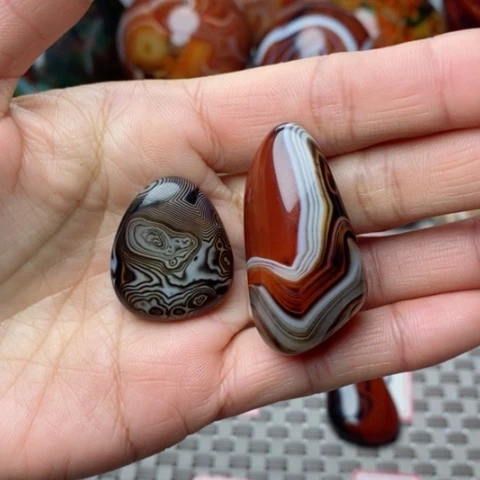 未镶嵌玛瑙/玉髓珠宝奇石落**纷打孔不退不换