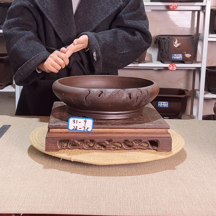 紫砂花盆紫砂花盆