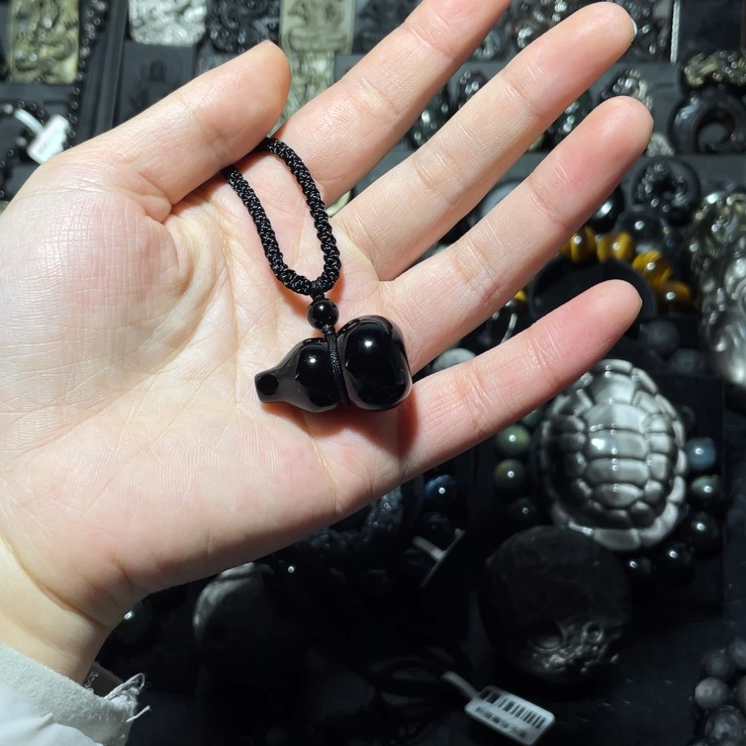 蓝***花黑曜岩未镶嵌珠宝奇石