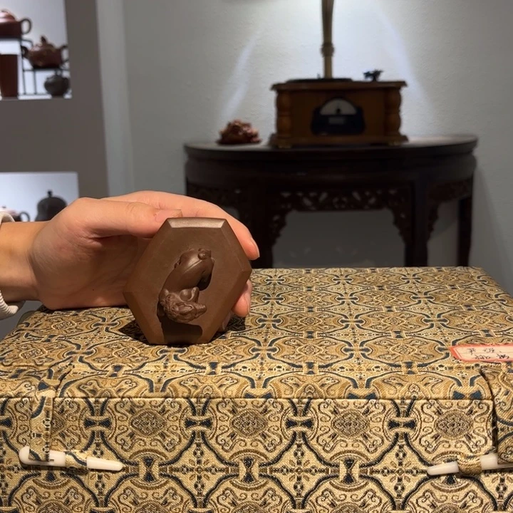 紫砂茶壶小*炮紫砂 原矿泥料