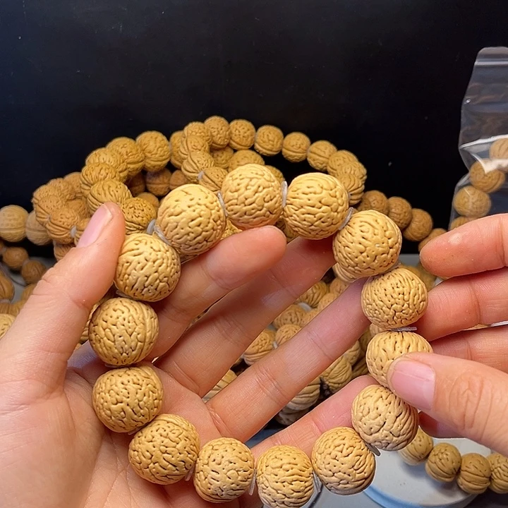 可***冰桃核吊坠桃核手串