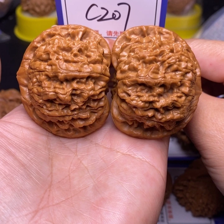 把件文玩核桃49全品官帽c207