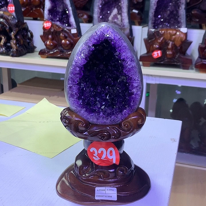 未镶嵌紫晶大型摆件（非配饰）妞妞