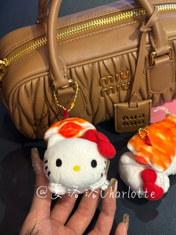 寿司kitty挂件可爱甜虾胖胖少女心挂饰