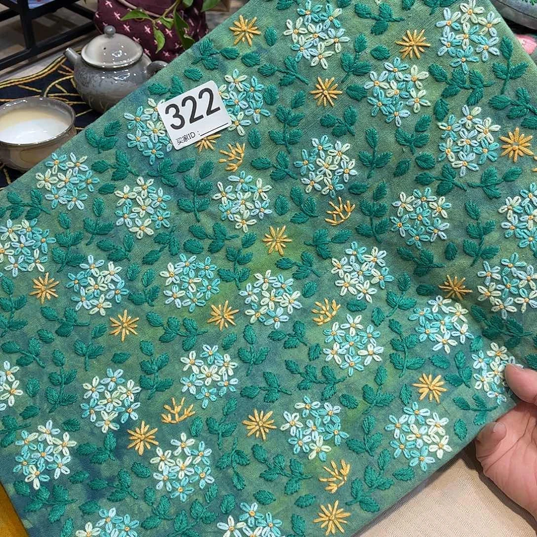 规格30.40刺子绣茶席