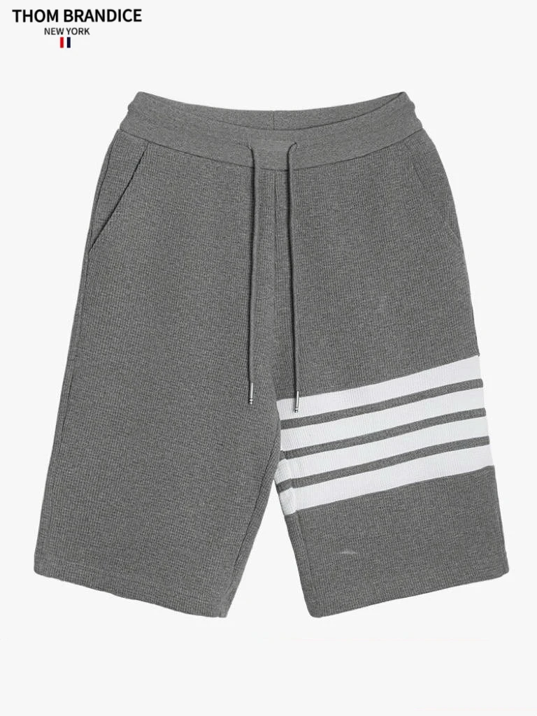 TB【官方正品】汤姆布郎THOMBRANDICE华夫格四条纹男士篮球短裤
