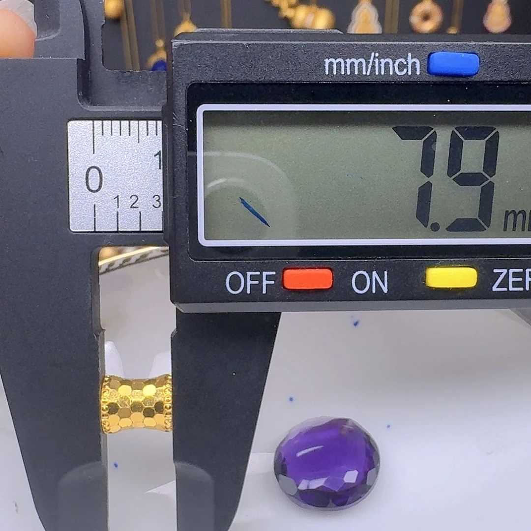 银S925镶嵌紫晶颈饰紫水晶925镶嵌149