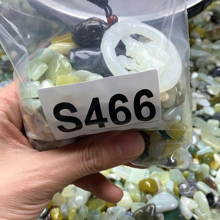 蛇纹石玉未镶嵌鱼缸石