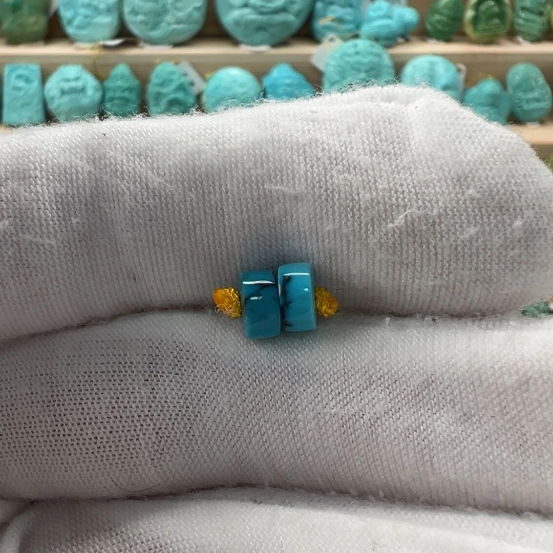 未镶嵌绿松石隔片6x3mm