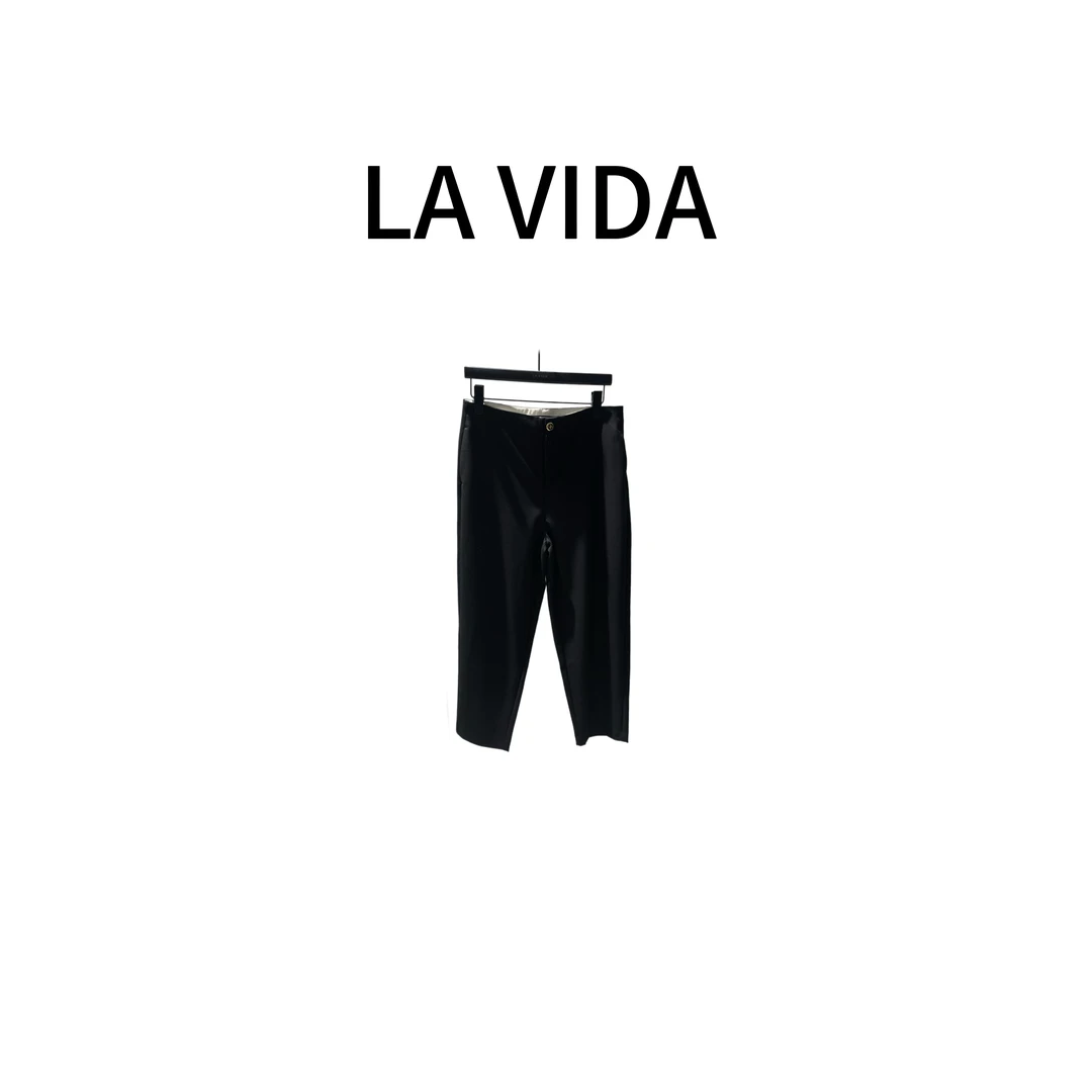 -LA VIDA-金扣九分西裤