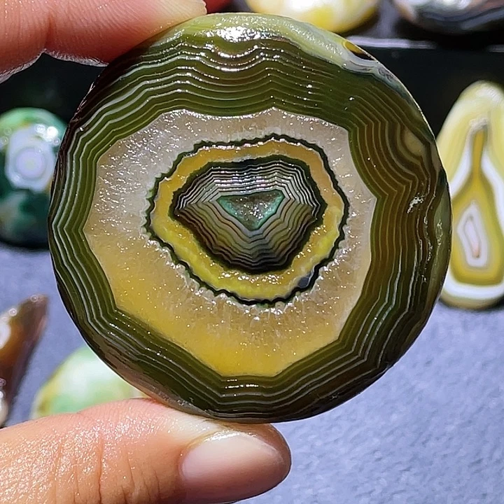 玛瑙/玉髓合金吊坠(不含链)